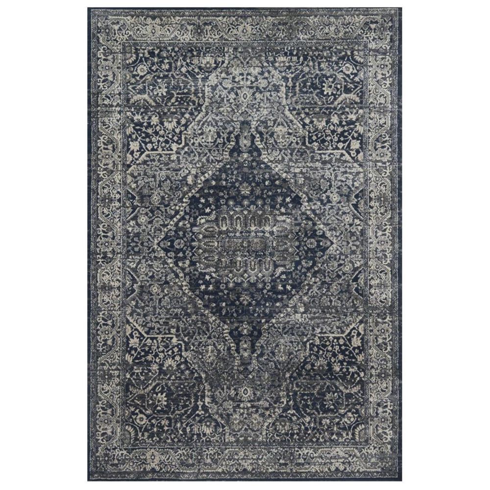 Magnolia Home Everly VY-02 2"7" x 4" Grey and Midnight Area Rug, , large