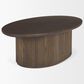Mercana Terra Oval Coffee Table in Dark Brown, , large
