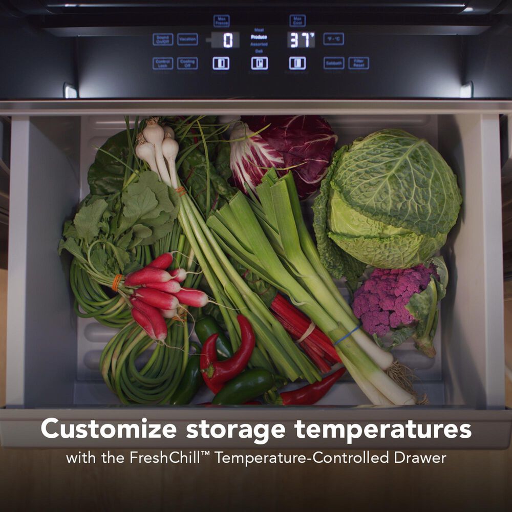 KitchenAid 30 Cu. Ft. Built-In Side-by-Side Refrigerator with Platinum Interior in Panel Ready, , large
