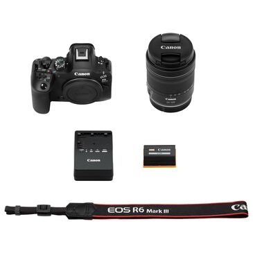 Canon EOS R6 Mark III Mirrorless Digital Camera with RF 24-105mm F4-7.1 IS STM Lens Kit in Black, , large