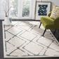 Safavieh Skyler SKY197D 4" x 6" Ivory and Blue Area Rug, , large