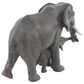 Maple and Jade Eclectic Elephant Sculpture in Dark Grey, , large