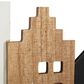 Maple and Jade 22" x 12" Wall Hook in Natural Brown, Distressed Black and Gray, , large