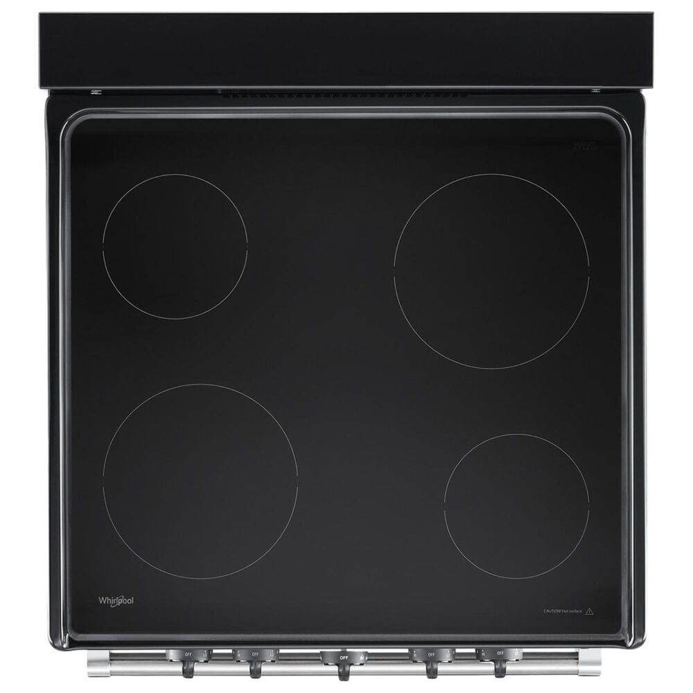 Whirlpool 24" Smooth Top Electric Range with Upswept in Stainless Steel, , large