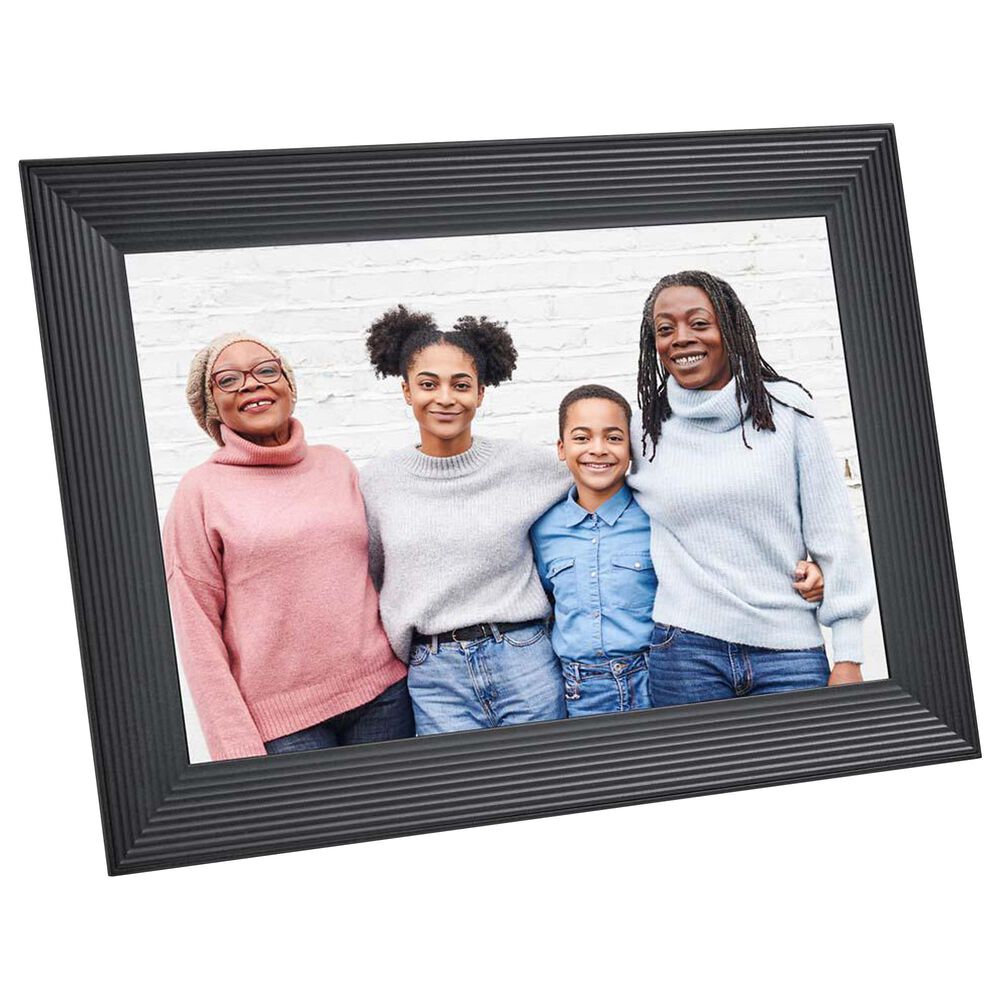 Aura Carver 10.1&quot; Gravel Digital Picture Frame in Black, , large
