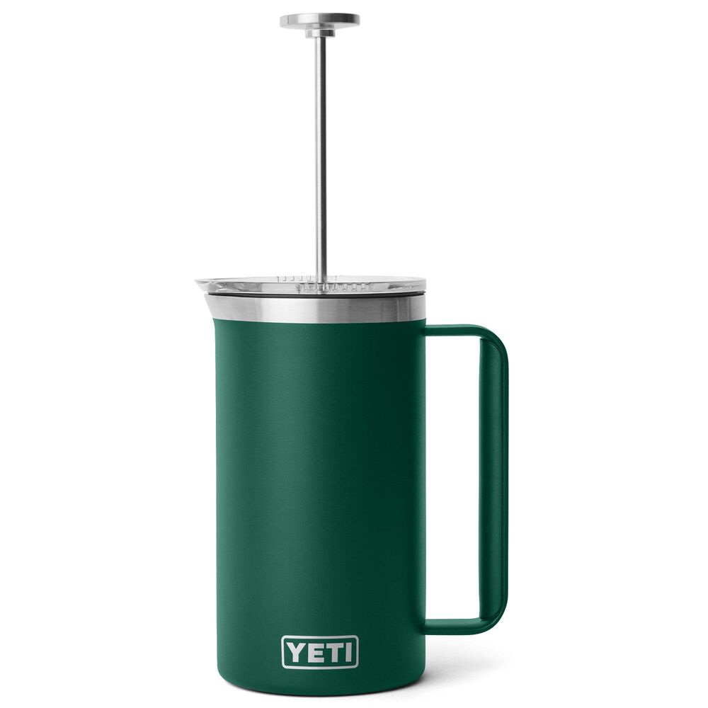 YETI Rambler 34 Oz French Press with Twist-To-Lock Lid in Black Forest Green, , large