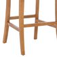 Linon Home Decor Talabis Bar Stool with Grey Cushion in Brown (Set of 2), , large