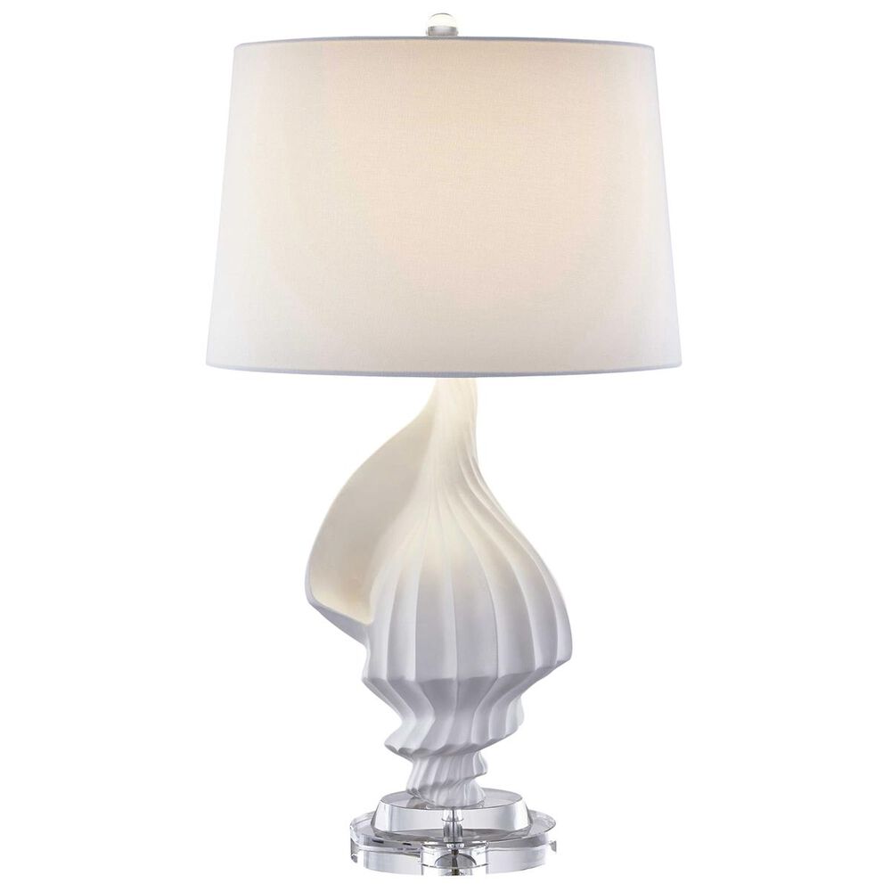 Sagebrook Home 28" Seashell Table Lamp in White, , large