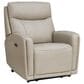 Kelsey Nosal Pincara Power Auto Glide Recliner with Adjustable Headrest in Bone, , large