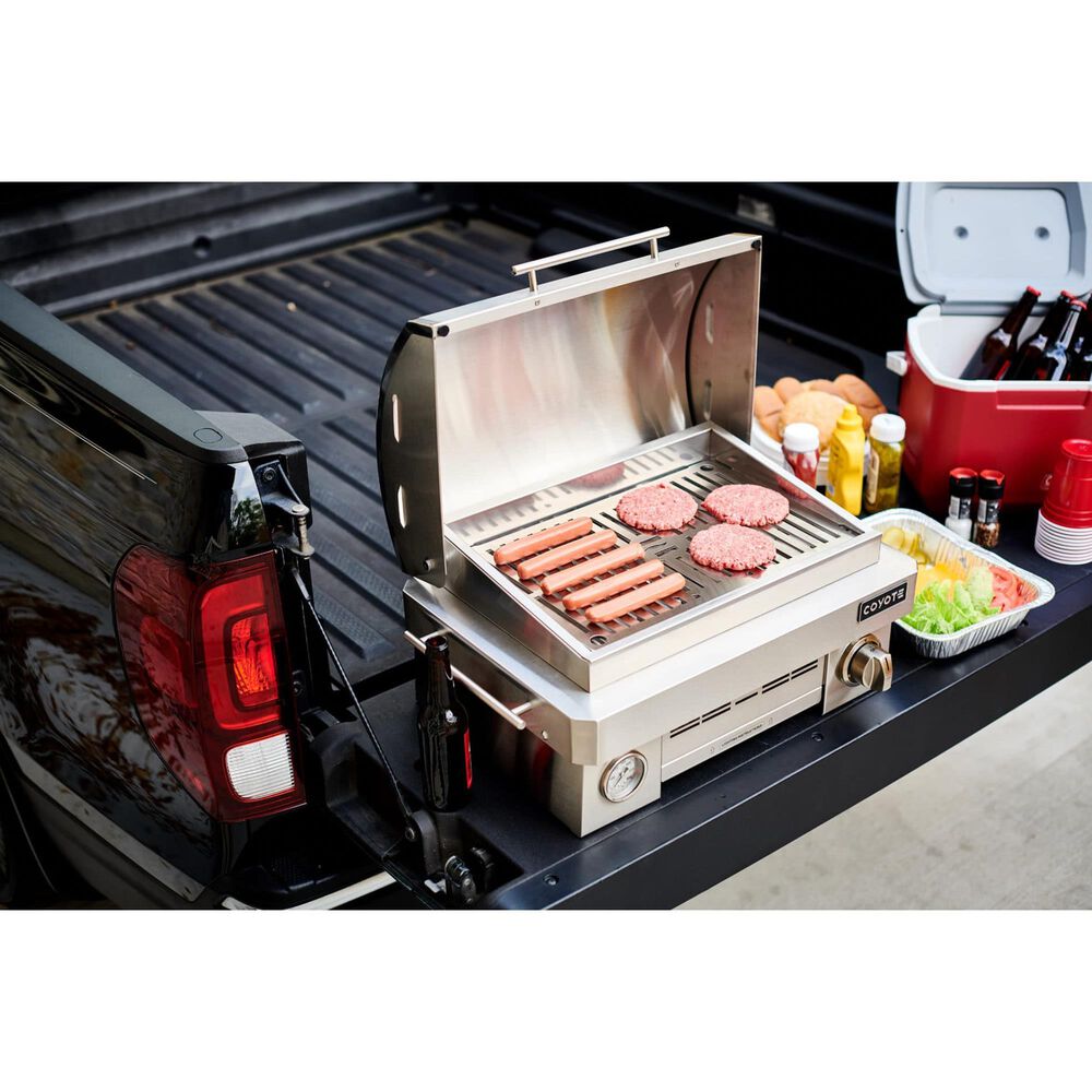 Coyote Outdoor CCVRPG-CT Portable Liquid Propane Gas Grill in Stainless Steel, , large