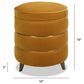 Jennifer Taylor Home Midas Storage Ottoman in Rich Yellow Velvet, , large