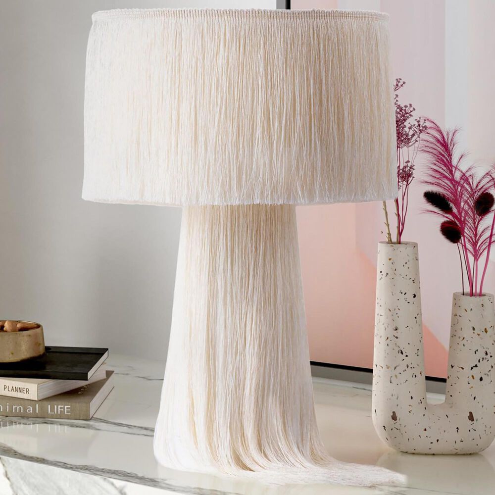 Tov Furniture Atolla Table Lamp in Cream, , large