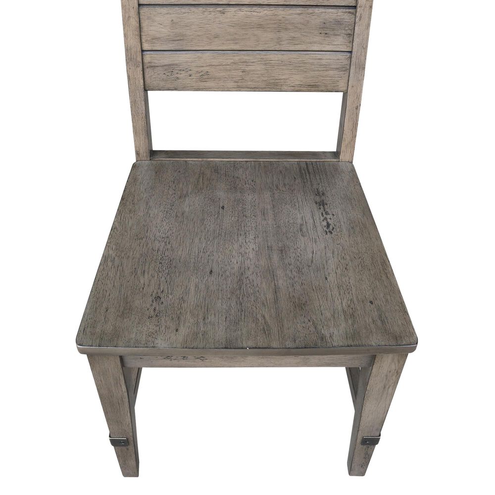 International Concepts Farmhouse Chic Side Chair in Brindle &#40;Set of 2&#41;, , large