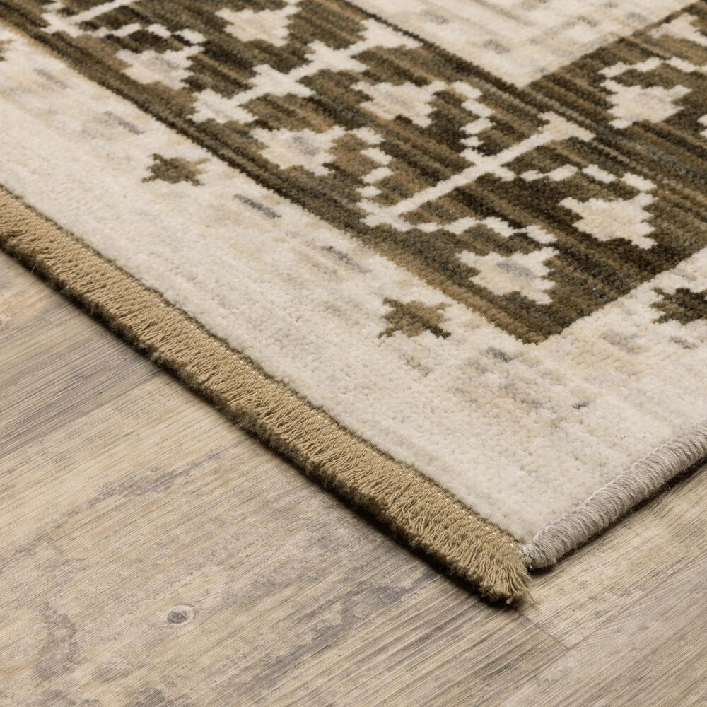 Oriental Weavers Acacia Beige and Brown 7&#39;10&quot; x 10&#39;10&quot; Area Rug, , large