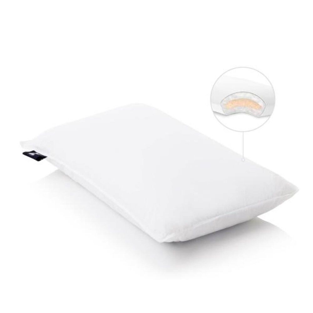 Malouf Shredded Latex + Gelled Microfiber Queen Pillow, , large