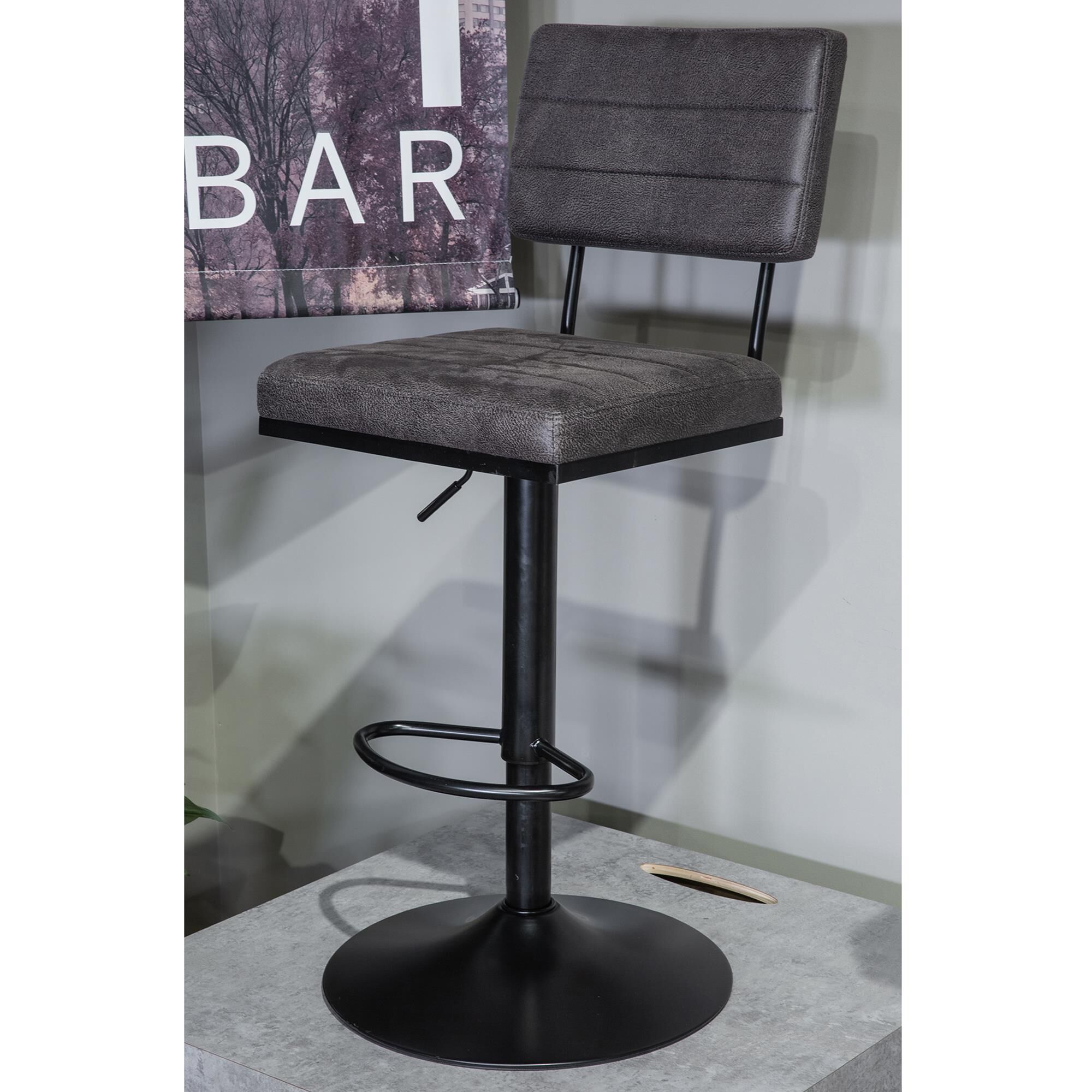 Ashley discount swivel barstool