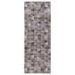 Central Oriental Rugease Velveteen Marlow Brown and Dark Grey 2"3" x 6" Runner, , large