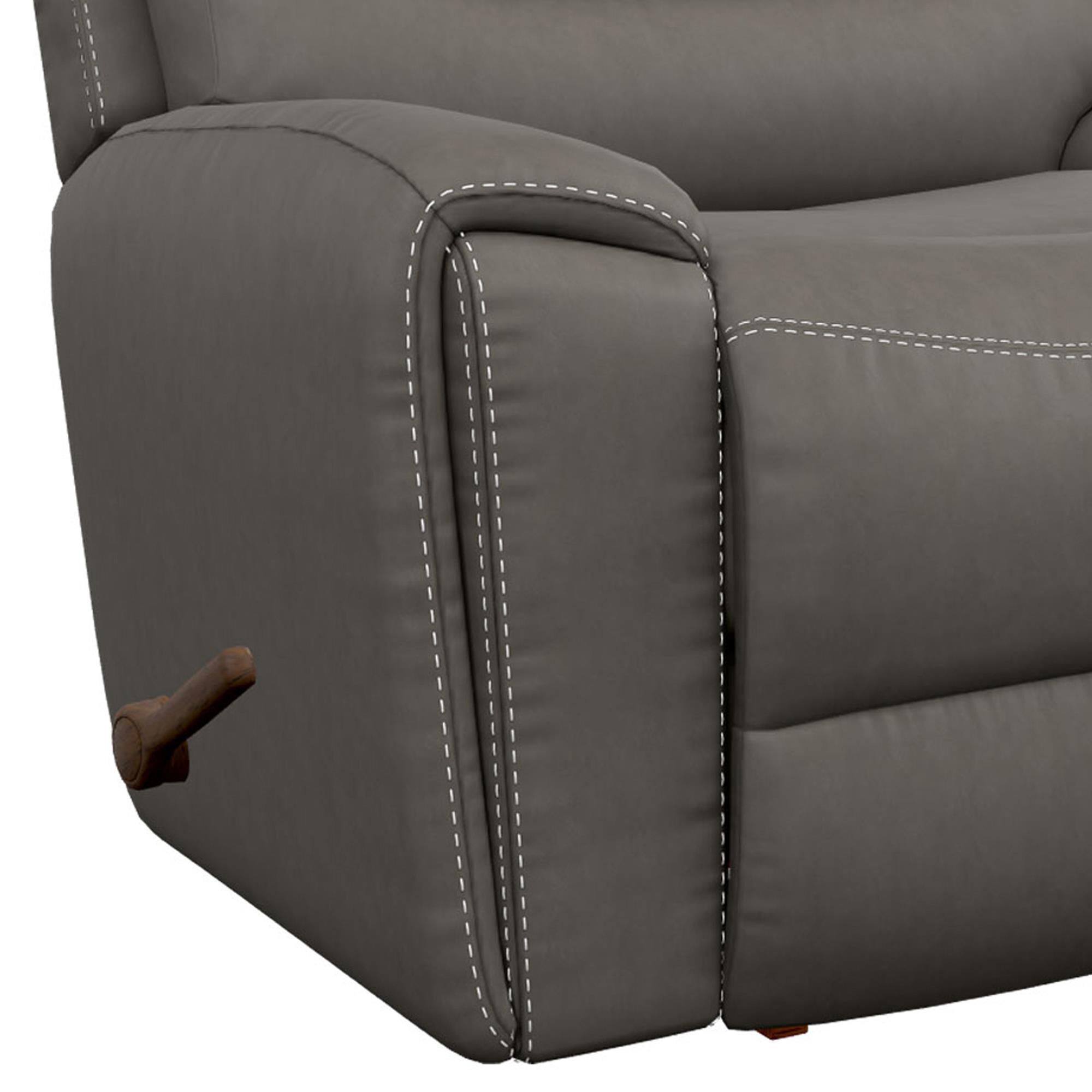 La-Z-Boy Soren Manual Rocker Recliner in Pewter