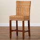 Baxton Studio Racquel Counter Stool in Natural and Walnut Brown, , large