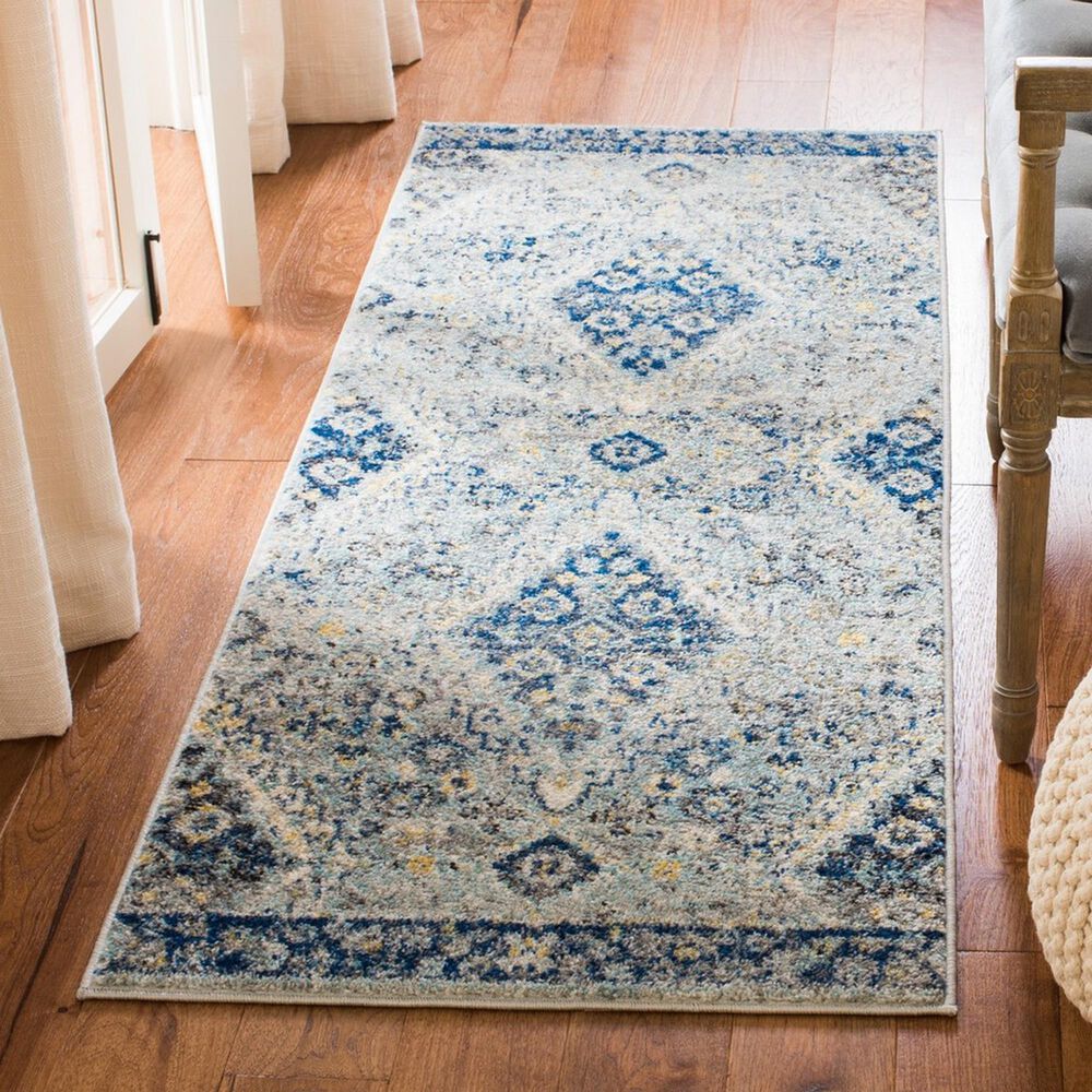 Safavieh Madison MAD616F 2&#39;3&quot; x 8&#39; Grey and Cream Scatter Rug, , large