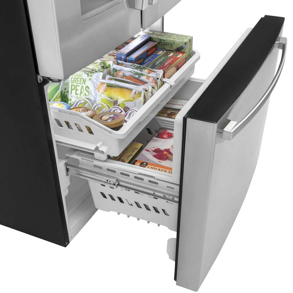GE Appliances 20.6 Cu. Ft. French Door Refrigerator in Fingerprint Resistant Stainless, , large