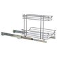Household Essentials Glidez 2-Tier Pull Out/Slide Out Storage Organizer in Silver, , large