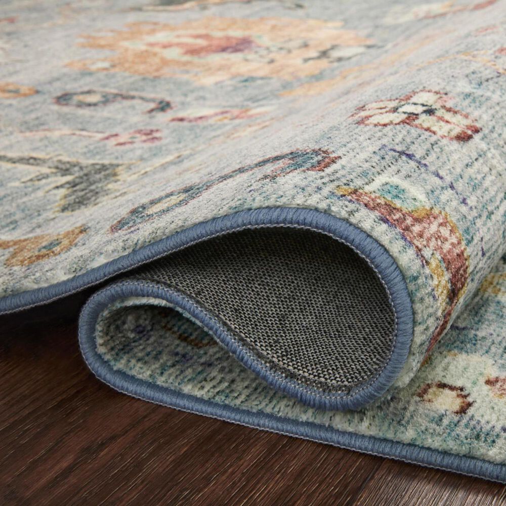 Loloi II Margot 2&#39; x 5&#39; Denim and Multicolor Runner, , large