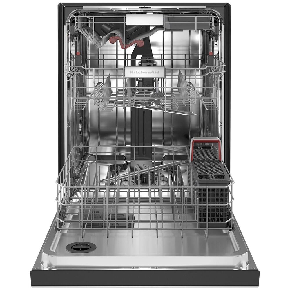 KitchenAid 24&quot; Built-In Pocket Handle Dishwasher with FreeFlex 3rd Rack and Front Control in PrintShield Stainless Steel, , large
