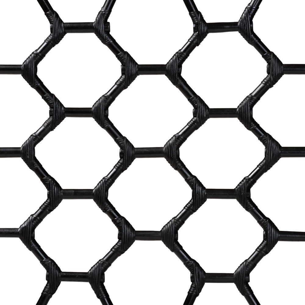 Baxton Studio Revonda Queen Standalone Headboard in Black, , large