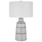 Uttermost Breton Table Lamp in White and Navy Blue, , large