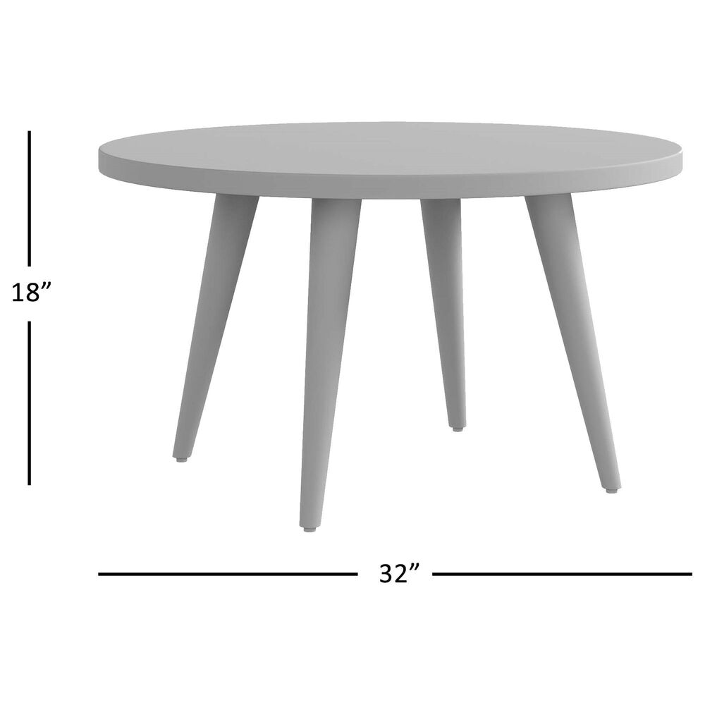 Waltham Prelude Round Cocktail Table in Walnut, , large