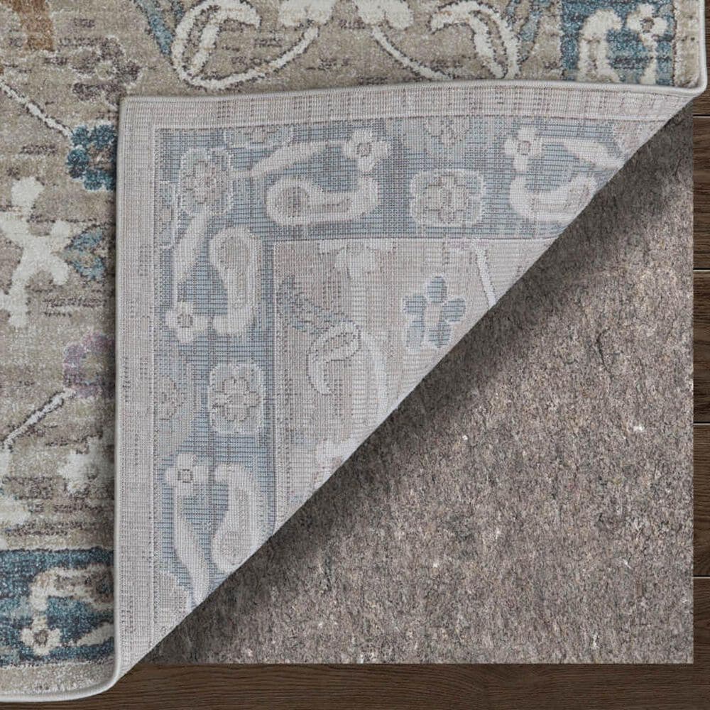 Feizy Dartmouth 39QLF 2&#39;6&quot; x 7&#39;3&quot; Gray and Multicolor Runner, , large