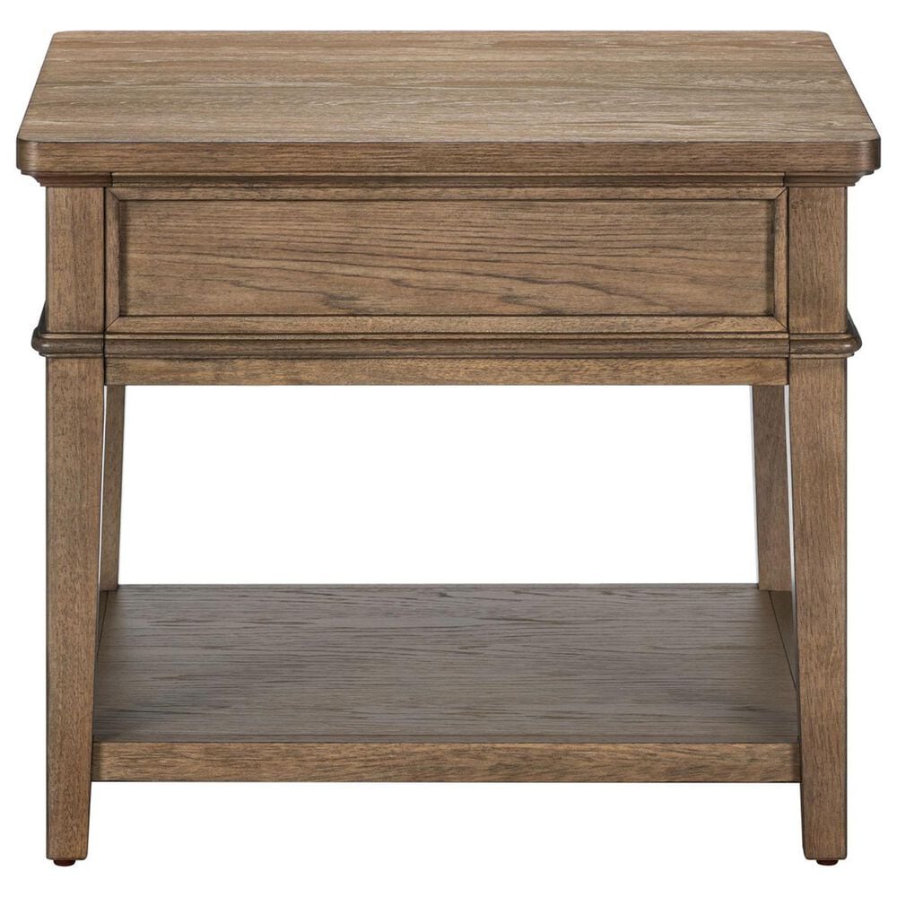 Belle Furnishings Artisan Home End Table in Sienna Stone, , large