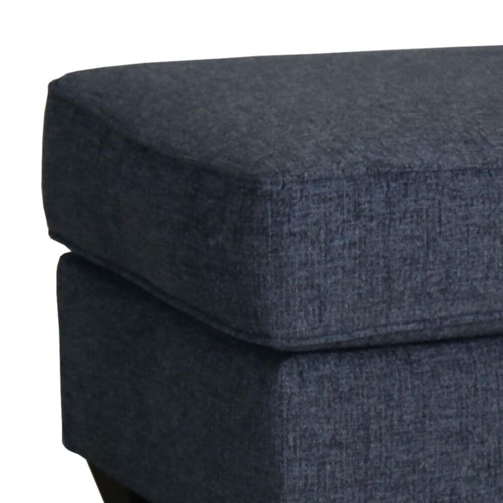 Southaven Ottoman in Navy, , large