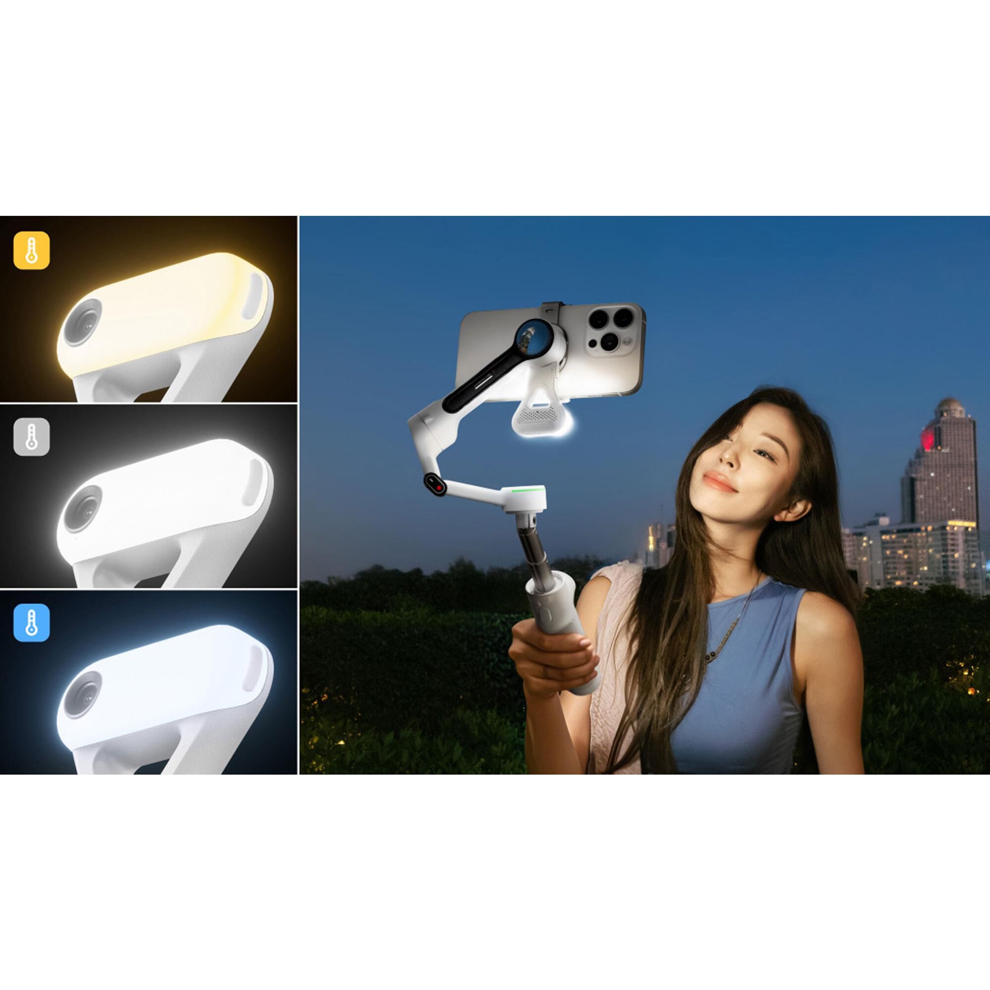 Insta360 Flow 2 Pro Gimbal in Summit White