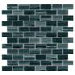 Emser Swirl Lake 1" x 2" Rectangle on 12" x 12" Glass Mosaic Sheet, , large