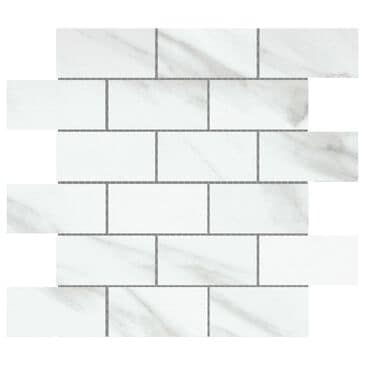 Emser Nobleza Astorga 2" x 4" on 12" x 12" Mesh Porcelain Mosaic Sheet, , large