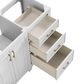 37B Lucerne 60" Single Bathroom Vanity in Bright White with Marble Top and Backsplash, , large
