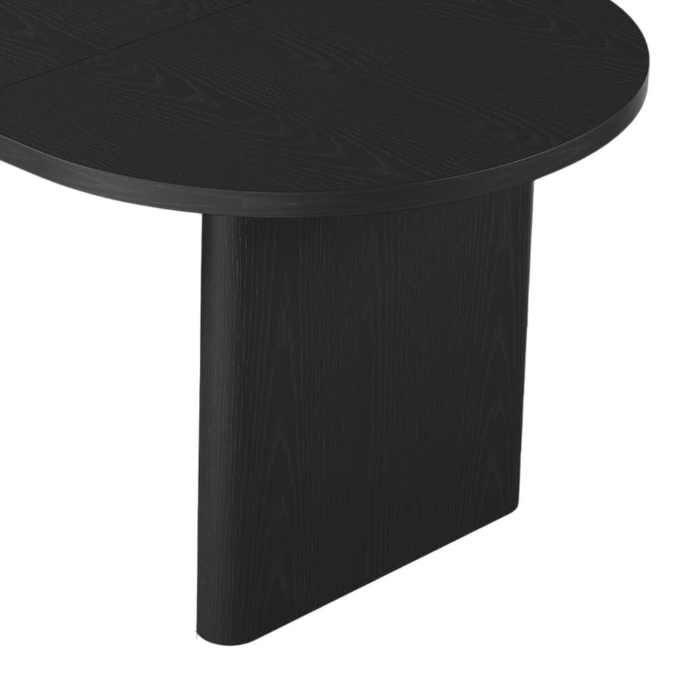 GARVEE 71" Oval Dining Table in Black - Table Only, , large
