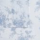 Pem America British Rose 4-Piece Queen Sheet Set in White and Blue, , large