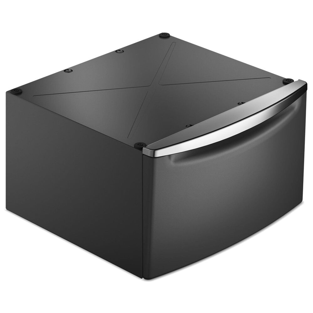 Maytag 15.5&quot; Pedestal Storage Drawer for Front Load Washer and Dryer in Volcano Black, , large