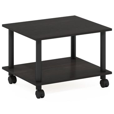HOMLUX Medium Home Office Under Desk Printer Stand in Espresso and Black, , large