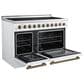 Forno Paolo 48" Freestanding Electric Range in White, , large