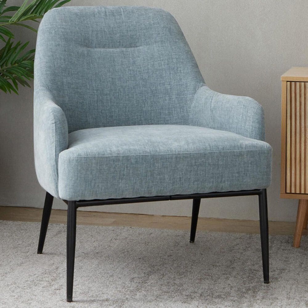 Lumisource Marcel Accent Chair in Light Blue, , large