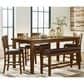 Ashley Ralene 6-Piece Rectangular Dining Set in Burnished Dark Brown, , large
