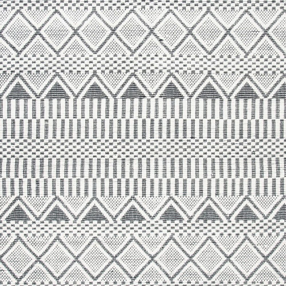 Safavieh Natura NAT853A 2&#39;3&quot; x 8&#39; Ivory and Black Runner, , large