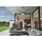 Hunter Solaria 72" Outdoor Ceiling Fan with LED Light in Matte Silver, , large