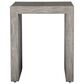 Uttermost Aerina End Table in Aged White and Distressed Gray, , large
