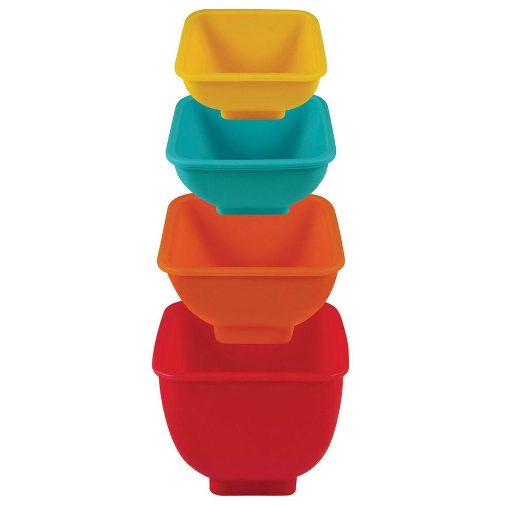 Mrs. Anderson&#39;s Flex and Pour Measuring Cup Set in Red, Orange, Yellow and Blue &#40;Set of 4&#41;, , large