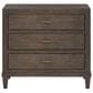 Furniture Worldwide Montclair 4 Piece King Panel Bedroom Set in Embossed Cocoa and Smoked Gold, , large